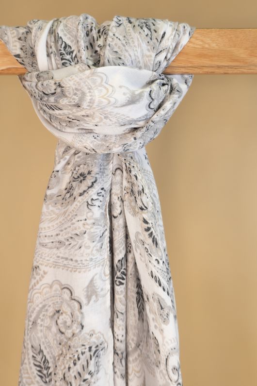 Laundry B Paisley Scarf Fossil